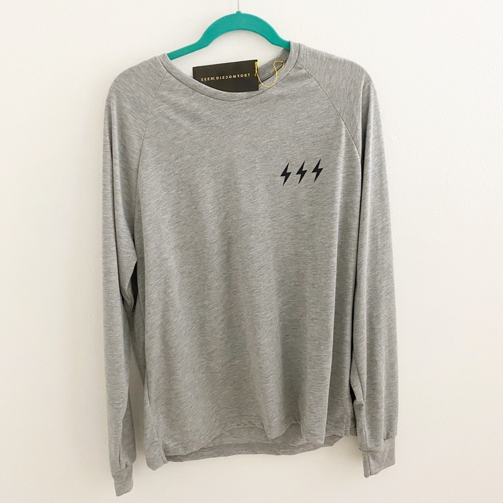 Seek Discomfort ⚡️Bolt Long Sleeve Staple Tee